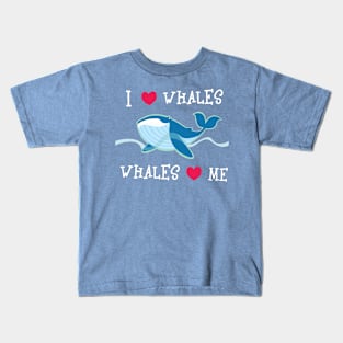 love whales Kids T-Shirt